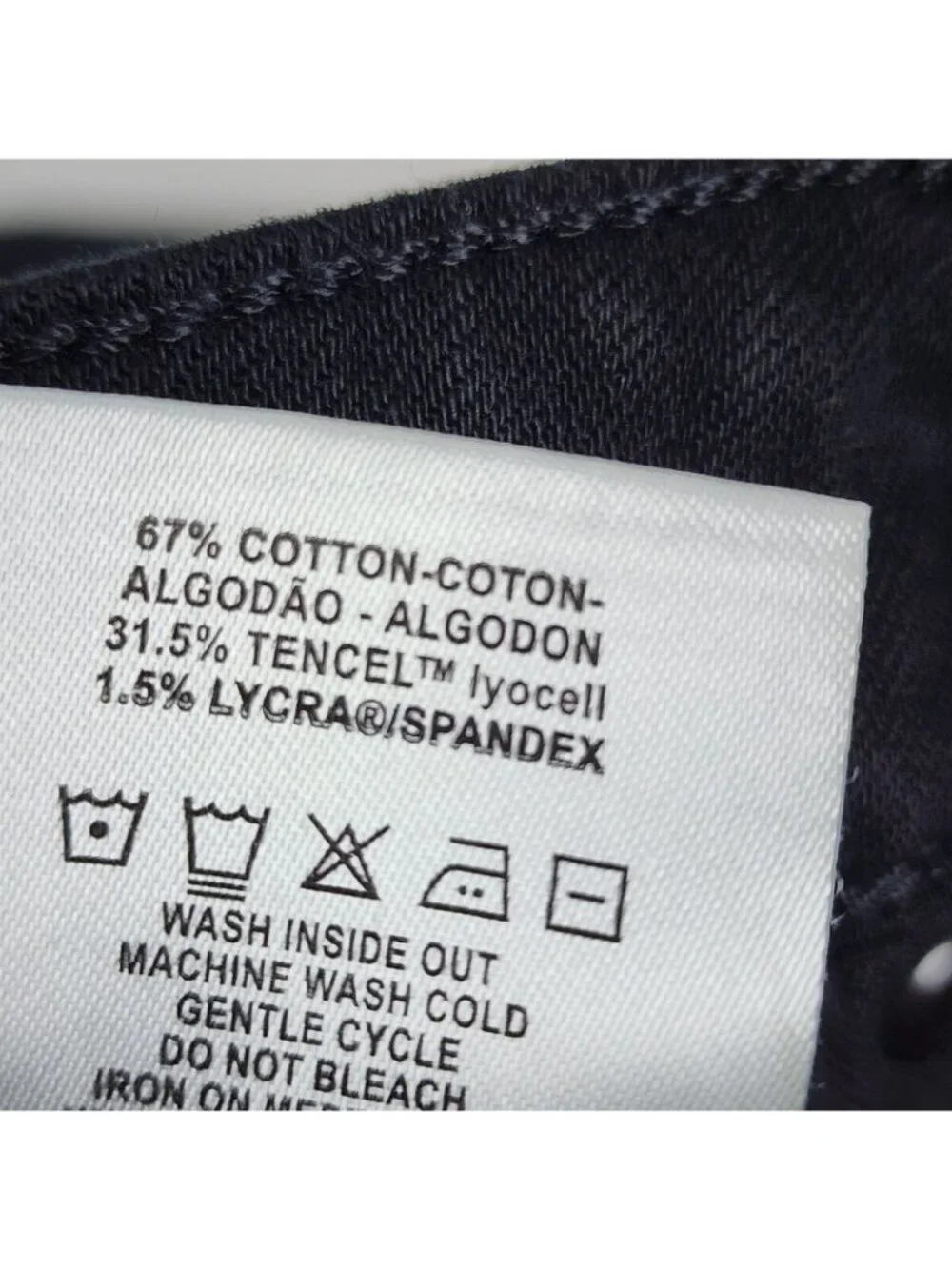 DL1961 Jeans Mens 31x33 Black DL Ultimate Nick Slim Denim